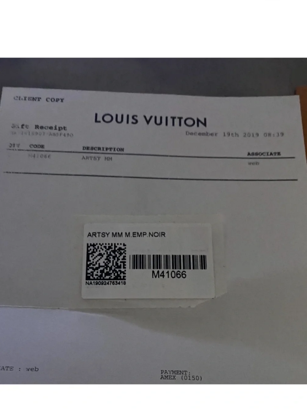 Louis Vuitton Artsy MM Monogram Empreinte Noir - Picture 14 of 15